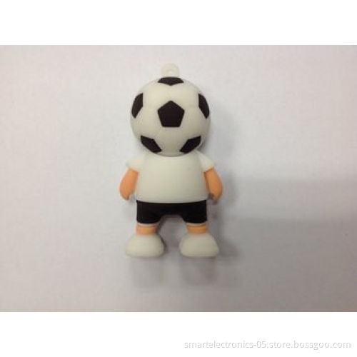 Football Man USB Flash Drive/Customized Package/Printing, 3-year Warranty, 64MB-128GB/Grade A 50 MOQ